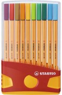 Cienkopis STABILO point 88 komplet 20szt COLOR PARADE 8820-03