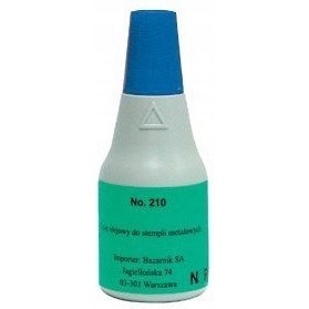 Tusz NORIS 210 metal niebieski 25ml do stempli metalowych NO210NI