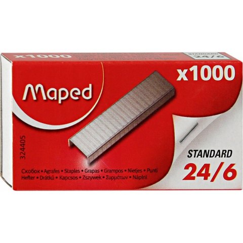 Zszywki 24/6 1000szt MAPED 324405