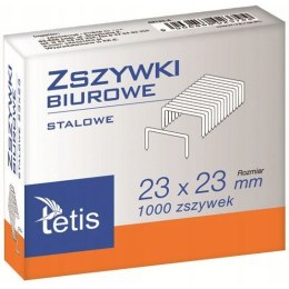 Zszywki biurowe hd 23/23 1000szt. GZ103-A TETIS