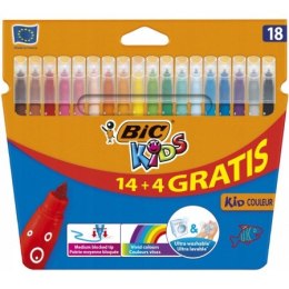 Flamastry BIC Kid Couleur 14+4 kolorów 841802/937510