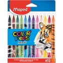 Flamastry Colorpeps animals 12 szt. 845403