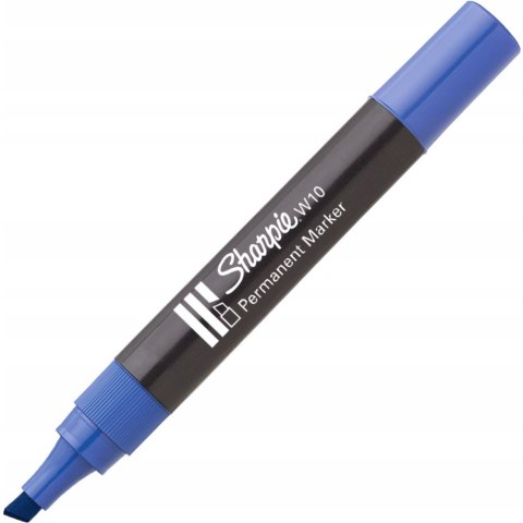 Marker permanentny SHARPIE W10 ścięty niebieski S0192693