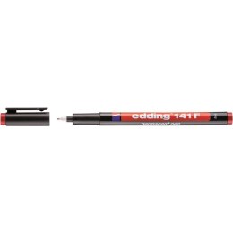 Marker niezmywalny do folii 0,6mm czerwony 141F/002/CZ ED EDDING