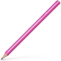 Ołówek JUMBO SPARKLE PEARL różowy twardość B 111612 Faber-Castell