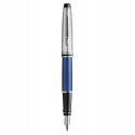 Pióro wieczne Expert Deluxe Metalic niebieski F CT 2187650 WATERMAN