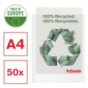 Koszulka groszkowa Recycled Premium PP 70 mic. A4 Maxi opakowanie 100sztuk 627494 ESSELTE