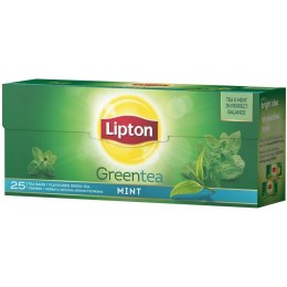 Herbata LIPTON (25 torebek) zielona z nutą mięty GREEN MINT