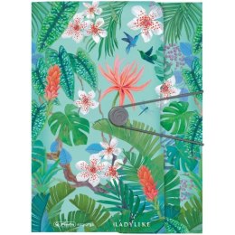 Teczka rysunkowa A4 PP z gumką LADYLIKE JUNGLE 50043996 HERLITZ