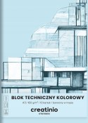 Blok techniczny A3 10k 160g CREATINIO kolorowy barwiony w masie 400176680