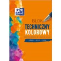 Blok techniczny A4 10k 225g kolor 400093230 OXFORD