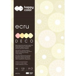 Blok A5 20k 4 kolory DECO ECRU HA 3717 1520-092 HAPPY COLOR