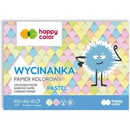 Blok wycinanka A5 10k 100g PASTEL HA 3710 1520-PA10 HAPPY COLOR