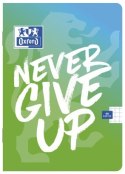 Zeszyt A5 60k kratka 90g NEVER GIVE UP 400114795 OXFORD