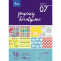 Zeszyt papierów kreatywnych A4 16k 100g KB030-07 TETIS