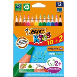 Kredki EVOLUTION TRIANGLE 10+2 829735/8871462 BIC