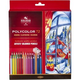 Kredki POLYCOLOR 72 kolory 3837 KOH-I-NOOR