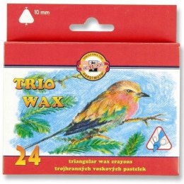 Kredki TRIO WAX JUMBO 24 kol. 10mm 8274/2 KOH-I-NOOR