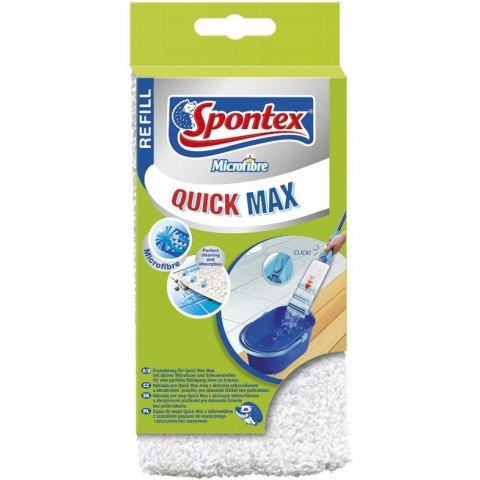 Mop płaski zapas SPONTEX Quick Max microfibra 97050123