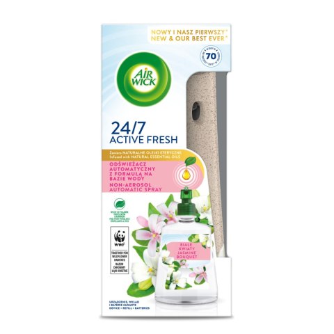 Odświeżacz AIR WICK Active Fresh komplet 228ml Białe Kwiaty *10011