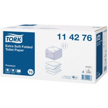 Papier toaletowy TORK T3 (30 sztuk) Premium biały w składce ekstramiękki 114276