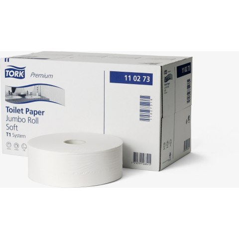 Papier toaletowy TORK T1 biały 9,7cm*360m 2w (6) JUMBO MAXI 110273