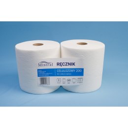 Ręcznik celuloza 24,6cm 200m 2w(2sztuki) RC200/2 MAXI MISTRAL