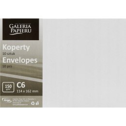 Koperta C6 Pearl diamentowa biel K 150g. (10szt.) 280239 Galeria Papieru