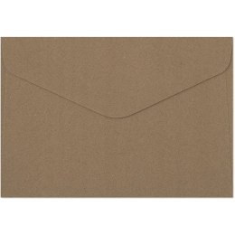 Koperta ozdobna 114x162mm KRAFT c.brązowy C6 120g (8szt.) 280222 Galeria Papieru