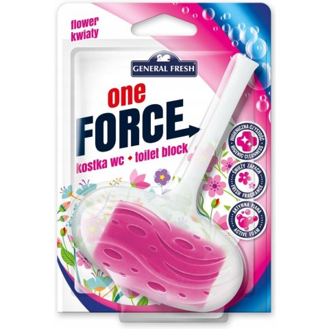 Kostka do WC zawieszka 40g kwiat GENERAL FRESH Force One