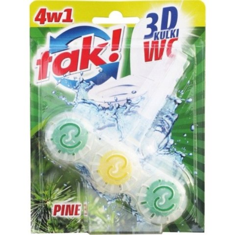 Zawieszka do WC kulki 3d 40g pine TAK!