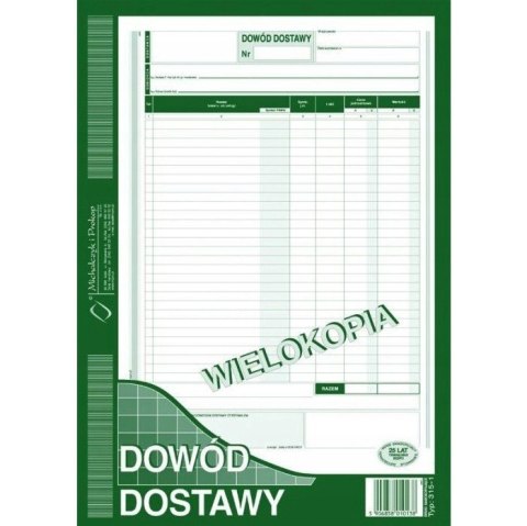 315-1 Dowód dostawy A4 Michalczyk i Prokop