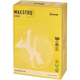 Papier ksero A4 160g MAESTRO COLOR CY39 intensywny kanarkowy 250a