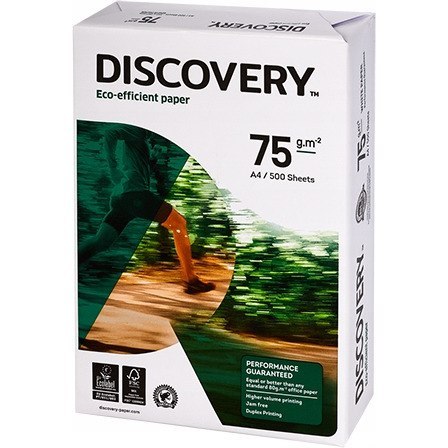 Papier ksero A4 75g DISCOVERY (500ark) 834217A75