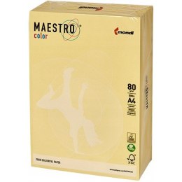 Papier ksero A4 80g MAESTRO COLOR YE23 pastel żółty/beż piaskowa