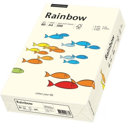 Papier ksero A4 80g RAINBOW R03 kremowy 88042249