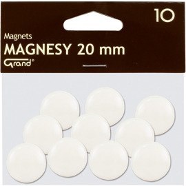 Magnesy 20mm GRAND białe (10szt.) 130-1689 GRAND