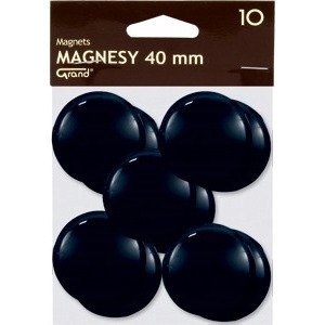 Magnesy 40mm czarne (10szt.) 130-1700 GRAND