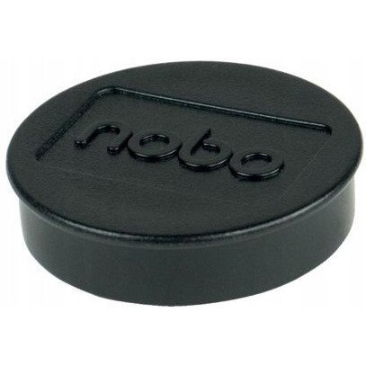 Magnesy do tablic 38 mm (2,5 kg), czarne (10szt.) 1915312 NOBO