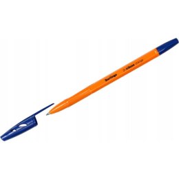 Długopis olejowy ze skuwką Tribase Orange 0.7 mm niebieski 265891 BERLINGO