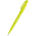 Pisak BRUSH SIGN PEN limonkowy SES15C-K2 PENTEL