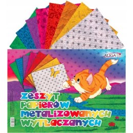 Zeszyt papierów metalizowanych wytłaczanych B4 ZPMW-6386 ALIGA