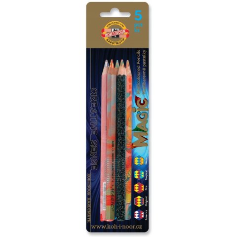 Kredka MAGIC GRUBA mix (5) blister 3406 KOH-I-NOOR