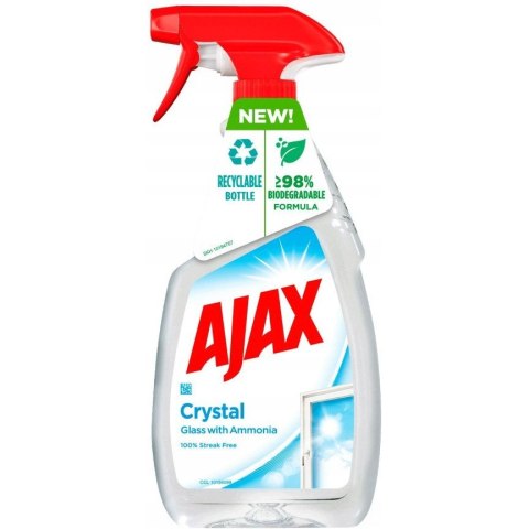 Płyn spray do mycia szyb AJAX 500ml Crystal