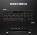 Klawiatura K100 RGB Air Wireless Ultra Thin Cherry MX