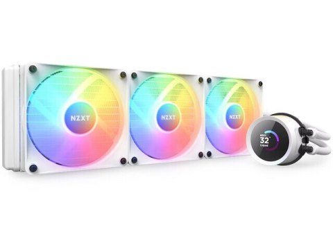 Chłodzenie wodne Kraken 360 RGB LCD Białe