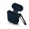 Etui na słuchawki do Apple AirPods I/II granatowy