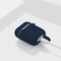 Etui na słuchawki do Apple AirPods I/II granatowy