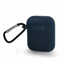 Etui na słuchawki do Apple AirPods I/II granatowy