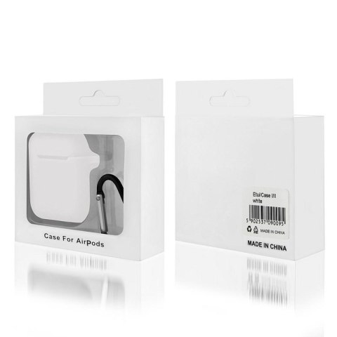 Etui na słuchawki do Apple AirPods I/II biały